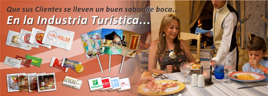Dulce promocional para la industria turística