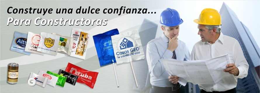 Dulces promocionales en impresión digital